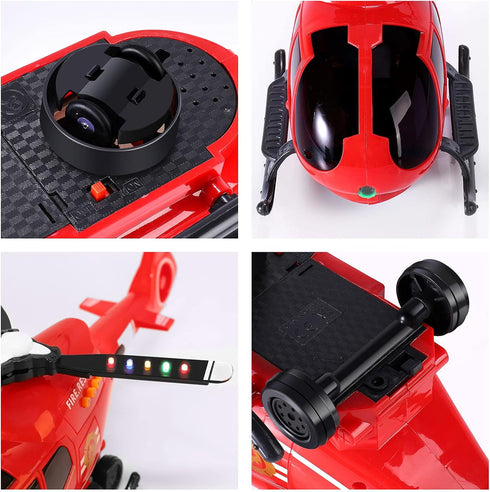 3 4 5 6 7 8 ele ELEOPTION Airplane Toy Infrared Remote Control Plane Toys Helicopter with Lights and Music Aeroplane