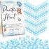 Roowest 51 Pcs Pacifier Hunt BabyShower Games Include Wooden Hunt Sign and