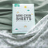 4 Pack 38'' 24'' Mini Crib Sheets for Baby Boys & Girls, Neutral Mini Crib Sheet Fitted x for Standard Mattress, Ultra