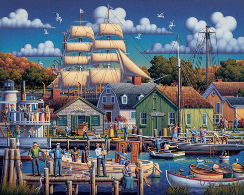 Dowdle Jigsaw Puzzle - Mystic Seaport - 500 Piece