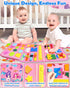 Gojmzo Busy Board Montessori Toys for Toddler Girl Birthday Gifts, Busy Book Sensory Toys for Toddlers, Learning
