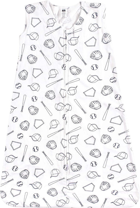 Hudson Baby Unisex BabyCotton Sleeveless Wearable Sleeping Bag, Sack, Blanket