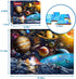 8-10 200 6-8, Puzzles for Kids Ages Year Old - Solar System Planets, Pieces Spacewalk Jigsaw Puzzles for Kids Ages
