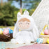 Gloveleya Baby Girl Gift Plush Bunny Doll - First Baby Doll for Toddlers, White 12 Inches