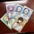 60PCS TCG Deck Cards, 55PCS Ultra Rare Cards, 5 Random UTR, Gilded Text English Version, Kamisato Ayaka ZhongLI