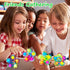 FODYNE 50Pcs Pop its Fidget Spinners for Kids, Fidgets Toys Bulk for Adults, Valentines Day Gifts Anxiety Toys Stress