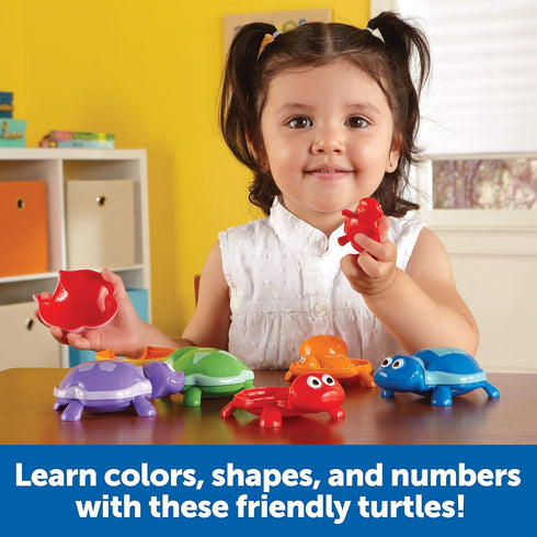 Set 15 18+ Counting, Learning Resources Number Turtles - Pieces, Ages Months, Fine Motor Toys for Toddlers, Color