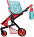 2023 New - Fash n kolor Baby Doll Stroller, Foldable Pram for Baby Doll - Cute Unicorn Design Doll Toy Stroller