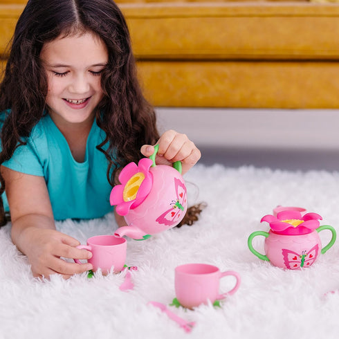 Set (15 Melissa & Doug Butterfly Tea pcs) - Play Food Accessories