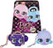 Purse Pets Micros - Roarin’ Rainbow Tiger Small Purse with Eye Roll Feature, Kids’ Toys for Girls 5+