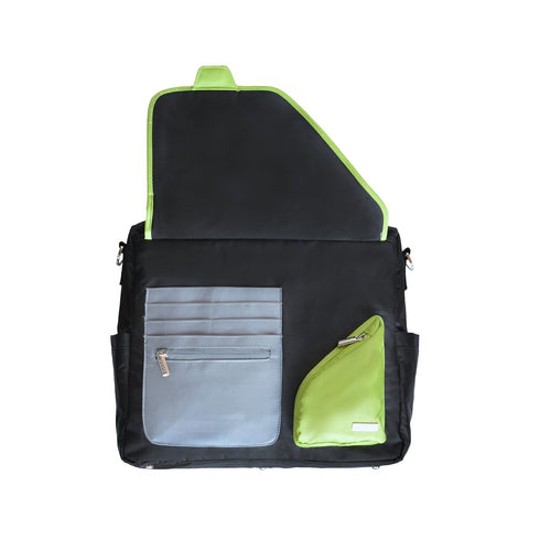 JJ Cole Metra Diaper Bag in Midnight Clover - Stylish & Functional