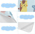 WDdZzyy 28" 52" Cartoon Animal Light Blue Cooling Baby Bed Mattress x Washable Mattress pad Cover for Kids, Adult