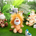 12 Pieces Mini Stuffed Forest Animals, 4.8 Inch Jungle Plush Toys for Animal Themed Parties