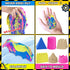 Set 4lbs ESSENSON Sensory Bin - Play Sand Kit with Construction Toy Truck and Magical Sand, Pretend Play Beach Sensory