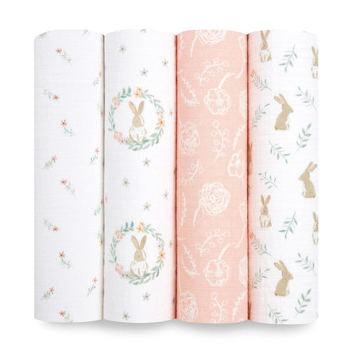 aden + anais Essentials Muslin Swaddle Blankets for Baby Girls and Boys,
