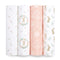 aden + anais Essentials Muslin Swaddle Blankets for Baby Girls and Boys,