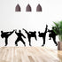 Amaonm Creative Vinyl Sport Taekwondo Wall Decor, Player Silhouette Decals, Removable DIY Stickers, 17"x51"