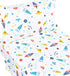 J-pinno Planet Spacecraft Rocket 100% Cotton 3 Pieces Cartoon Toddler Sheet Set for