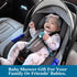 Innokids Infant Car Seat Insert - Grey Head and Body Support Pillow for Newborns to Toddlers