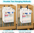 2-Tier 90+ Ofiray-home Hanging Diaper Organizer for Changing Table,Cribs,Car,Playard or Wall & Nursery Organization