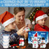 9 Pack RoseFog Christmas Crafts, DIY Christmas Snowman Clay for Kids, Build Your Snowman Craft Kit, Modeling Clay Snow