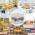 Closet linqin Scottish Highland Cow Print Rectangle Storage Basket, Foldable Open Storage Bins Baby Nursery Organizing