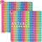 Double-Sided Macaron Multiplication Game, Addition Numbers POP Fidget Math Toys, Stress Relief Learning Game (1 Piece)
