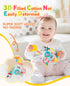 Tummy Jollybaby Baby Pull Vibration Toy - Time Sensory Hanging Toys for Car Seat, Stroller, Crib & Play Gym