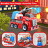 11inches 3-5 6-8 Set Large Take Apart Fire Toy Trucks for Boys Girls Kids Year Old Fire Rescue Vehicles with Electric