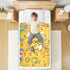 siphylline 52" 34" Cartoon Cute Duck Yellow Extra Large Resuable Training Pee Pads for Kids Highly Absorbent Diaper