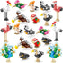 Sawaruita 20 Packs Mini Animal Building Blocks Party Favors for Kids- Birds