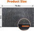 Wibeelee 55 70.8 Outdoor Playhouse Mat * in Non Slip Backing Outdoor Play Mat Playhouse Activity Pad Rug Waterproof