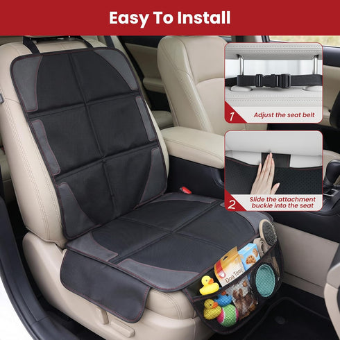 Seat,3 Upgraded Car Seat Protector for Child Car Seat Protector Under Baby Car Sides Extended Car Seat Cover Waterproof