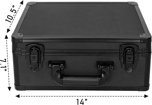 Aluminum Alloy Graded Card Case - Compatible with 100 Card Slabs, Fits PSA, CSG, BGS, and Top Loaders