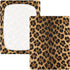 CZXW 52" 28" Stylish Leopard Print Crib Sheets Fitted x Natural Cotton Soft & Breathable for Baby Crib Mattress