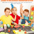 STOBOK Traffic Cone, 14 PCS Miniature Traffic Signs Toys, Construction Toys for Kids Educational Roadblock Toy