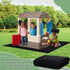 BOUTICOL 57'' 57'' Outdoor Playhouse Mat - x Portable Outdoor Play House Activity Rug with Non Slip Backing Felt