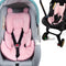 3in1 Reversible Carseat Head Body Support Newborn,3D Minnky Infant Car Seat Insert,Extra