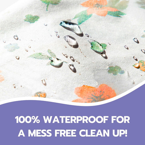30 Pack 49"x49" 100% 30 Pack) Disposable Splat Mats by Eli with Love - Extra Large Waterproof Baby Splat Mat for Under