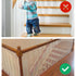 Baby Gate for Stairs, Banister Guard for Kids, Pets, Mesh Netting Safety Net for Balcony Rail Stairway Baby Safety