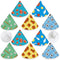 10 Pcs Coral Velvet Pee Covers for Baby Boy, Strong Water Absorption Reusable Pee Cap, Diaper Changing Accessory (Ball)