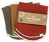 4-Way 8 Kishu Baby Indi - Fairtrade Organic Baby Bibs for Girls or Boys - Rounded, Reversible, Layer Muslin Drool Bibs