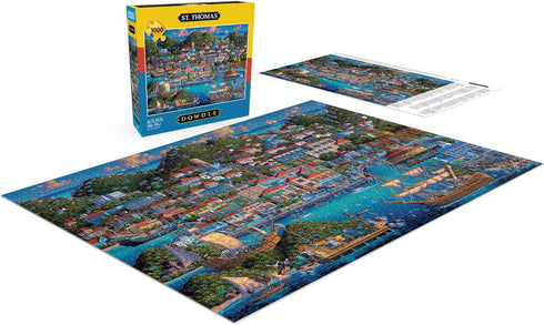 1000 26.75 19.75 Buffalo Games - Eric Dowdle - St. Thomas - Piece Jigsaw Puzzle for Adults -Challenging Puzzle Perfect