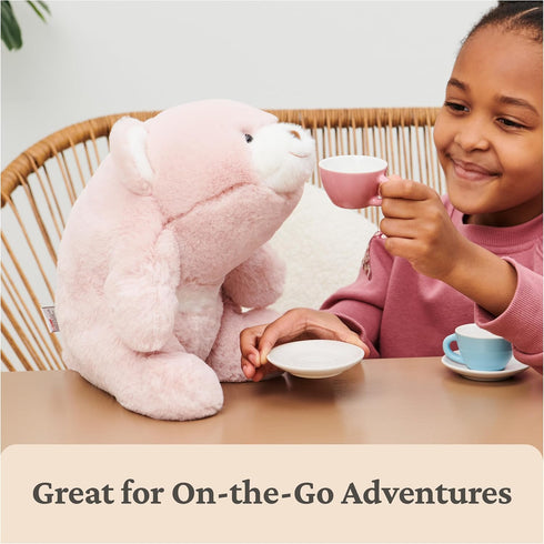 1 10 GUND Original Snuffles Teddy Bear, Premium Stuffed Animal for Ages and Up, Pink