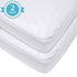 2 Pack Pack 39" 27" Pack American Baby Company Waterproof Fitted and Play Mattress Protector x - Quilted, Noiseless