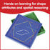 Set Set 6 3+ 5 5 Grid/12 edxeducation Double-Sided Geoboard | of with Rubber Bands | Ages | Math Resources, Fine Motor