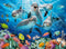 Ravensburger Dolphins in The Coral Reef - 500 Piece Jigsaw Puzzle for Adults, Unique Pieces
