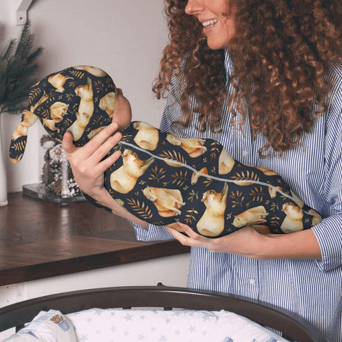 Capybaras Swaddle Blankets, Newborn Receiving Blanket, Soft Sleeping Sack for Baby Girls Boys