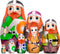 AEVVV Vikings Nesting Dolls Set of 7 pcs - Scandinavian Viking Home Decor for Boys - Muñecas Rusas