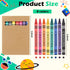 Trandraft 10 Packs 8 Packs Crayons Bulk Christmas Color Crayon Individual Mini Wrapped Wax for Birthday Party Supplies